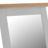 Brompton Painted Grey Cheval Mirror Top