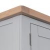 Brompton Painted Grey Double Wardrobe Top scaled