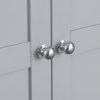 Brompton Painted Grey Hanging Wardrobe Handles scaled