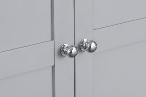 Brompton Painted Grey Hanging Wardrobe Handles scaled