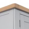 Brompton Painted Grey Hanging Wardrobe Top scaled