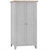 Brompton Painted Grey Hanging Wardrobe scaled