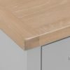 Brompton Painted Grey SMall Bedside Top
