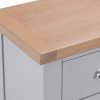 Brompton Painted Grey Tall 4 Drawer Chest Top scaled