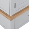 Brompton Painted Grey Triple Wardrobe Feature scaled
