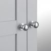 Brompton Painted Grey Triple Wardrobe Handles scaled