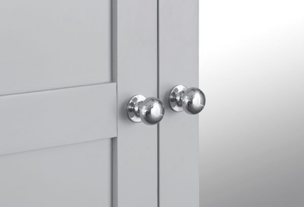 Brompton Painted Grey Triple Wardrobe Handles scaled