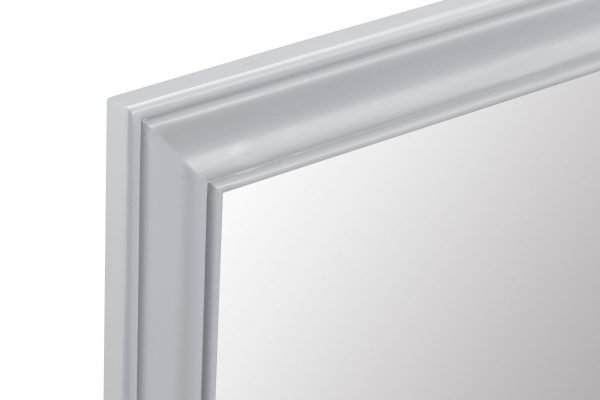Brompton Painted Mirror Partial Grey scaled