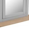 Brompton Painted Trinket Mirror Grey Base