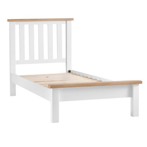 Brompton Painted White Single Bed