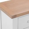 Brompton White 4 Drawer Tall Chest Top scaled