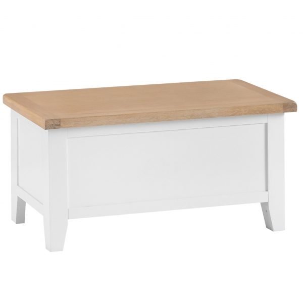 Brompton White Blanket Box
