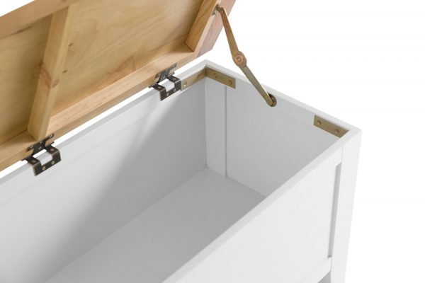 Brompton White Blanket Box Hinge