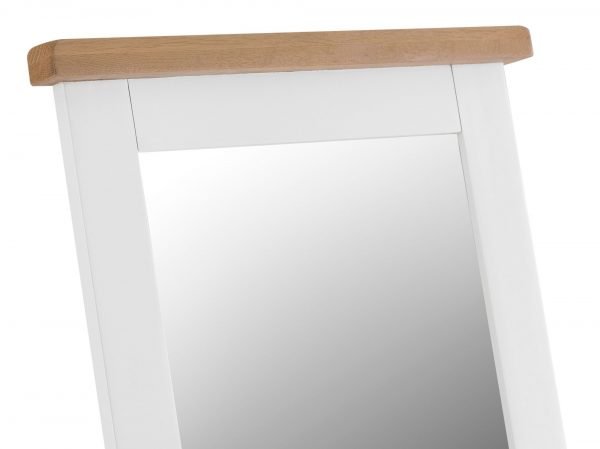 Brompton White Cheaval Mirror Top