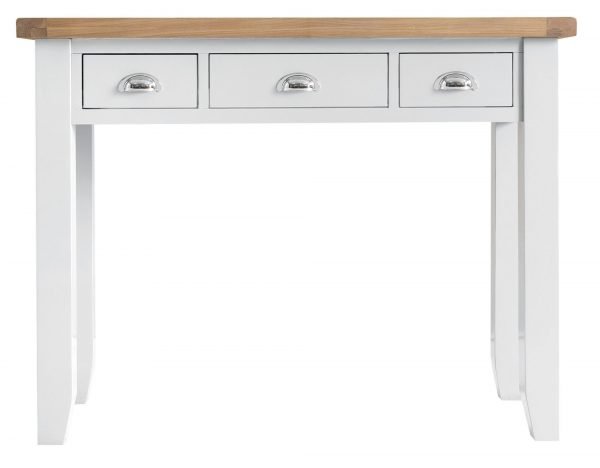 Brompton White Dressing Table Front