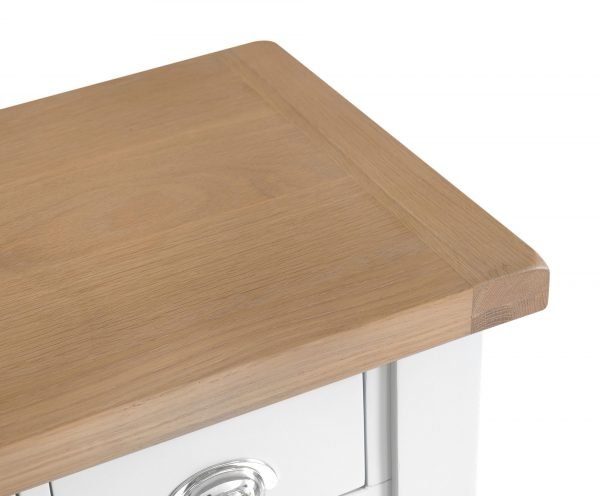 Brompton White Dressing Table Top Right