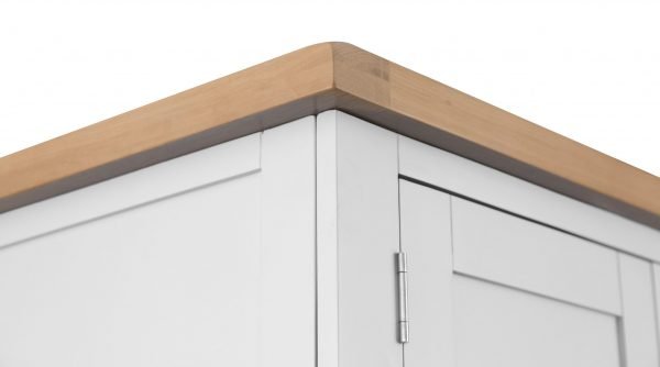 Brompton White Full hanging Wardrobe Top scaled