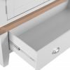 Brompton White Gents Wardrobe Drawer Open scaled