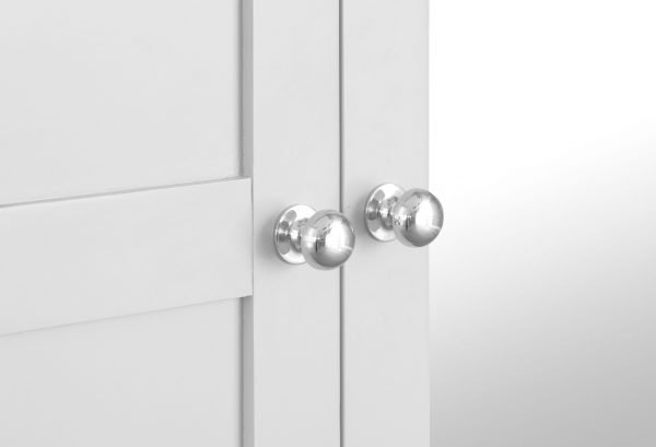 Brompton White Triple Wardrobe Handles scaled