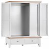 Brompton White Triple Wardrobe Mirror scaled
