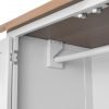 Brompton White Triple Wardrobe Rail scaled