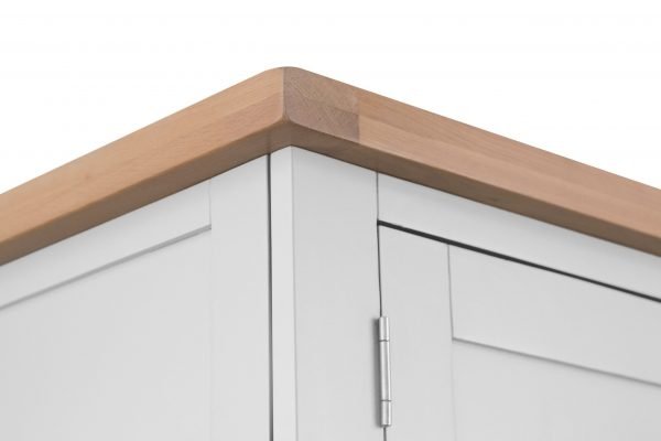Brompton White Triple Wardrobe Top scaled
