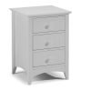 Cameo 3 Drawer Bedside Dove Grey