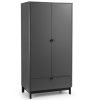 Chloe 2 Door 1 Drawer Wardrobe