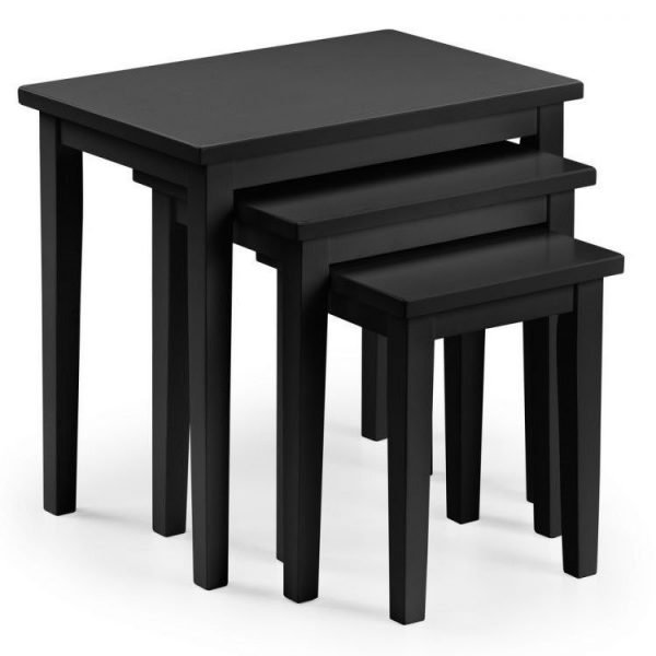 Cleo Nest Of Tables Black Finish