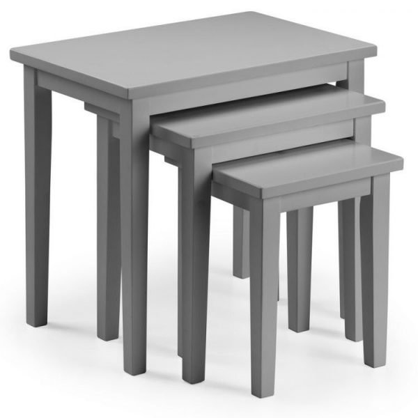 Cleo Nest Of Tables Grey Finish