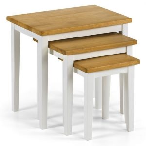 Davenport Nest Of Tables Only Oak Furniture