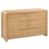 Curve 6 Drawer Wide Chest