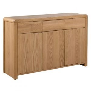 Curve Oak Sideboard