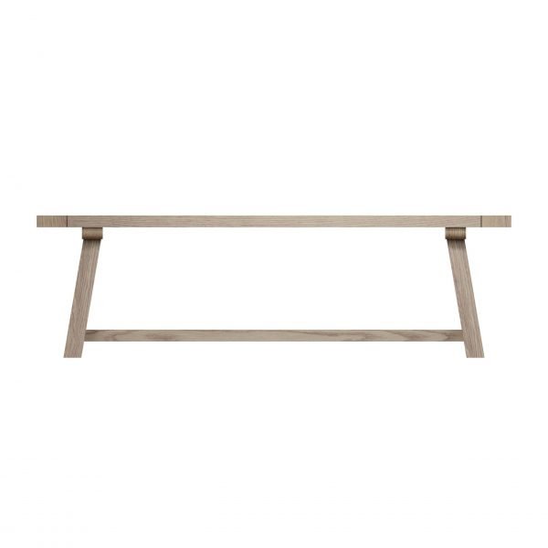 Dallow Oak 1.6M Dining Bench front scaled
