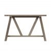 Dallow Oak Console Table front scaled