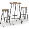 Dalston round Bar Stool set