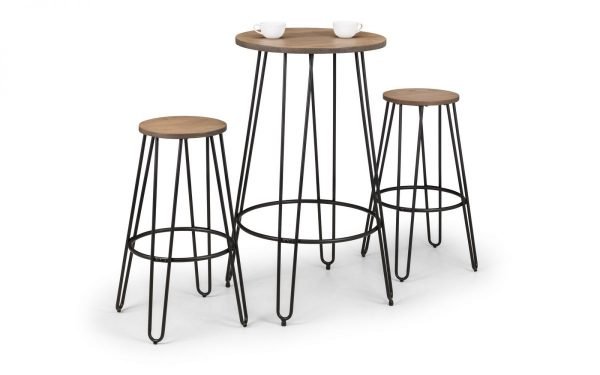 Dalston round Bar Stool set