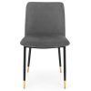 Delaunay Dining Chair Grey Front