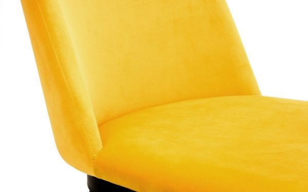 Delaunay Dining Chair Mustard Close