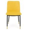 Delaunay Dining Chair Mustard Front