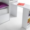 Eclipse Bunk Bed White desk