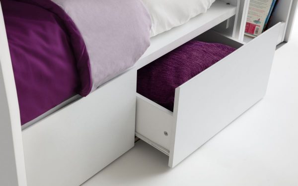 Eclipse Bunk Bed White drawer