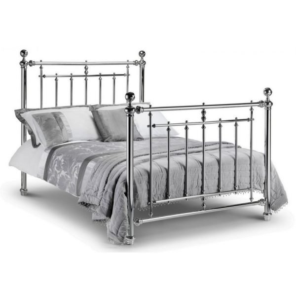 Empress Chrome Double Bed