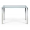 Enzo Glass Top Dining Table Front
