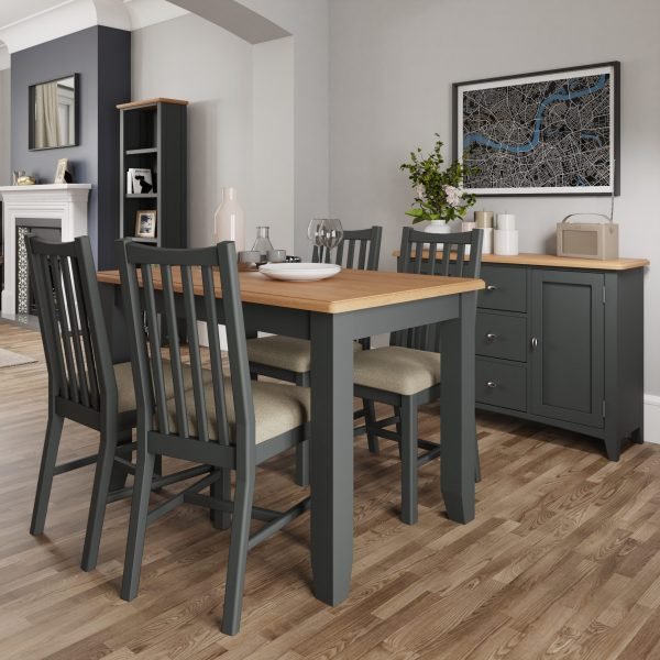 Firby Oak 1.2m Extending Dining Table scaled
