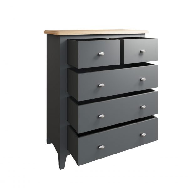 Firby Oak 2 over 3 Chest Drawers scaled