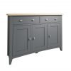 Firby Oak 3 Door Sideboard Angle scaled