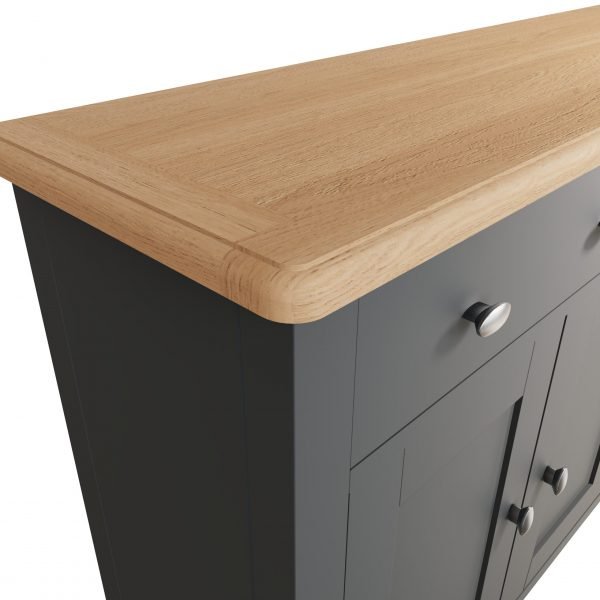 Firby Oak 3 Door Sideboard Top scaled