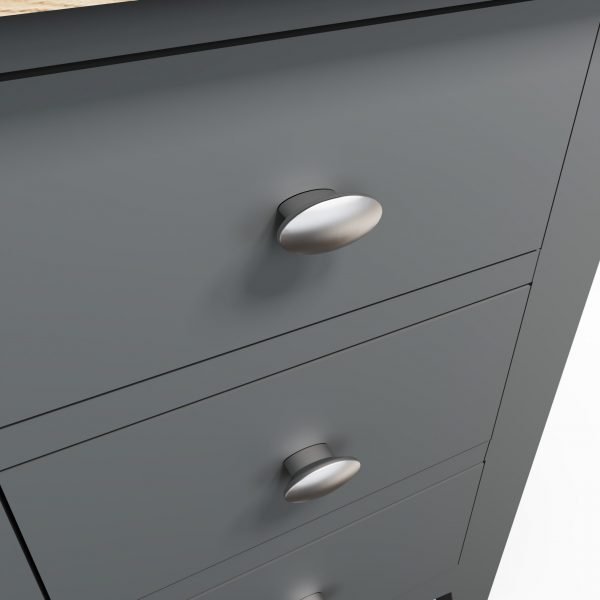 Firby Oak 3 Drawer Bedside Handle scaled