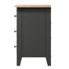 Firby Oak 3 Drawer Bedside Side scaled